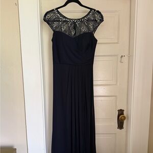 Elegant Navy Blue formal dress